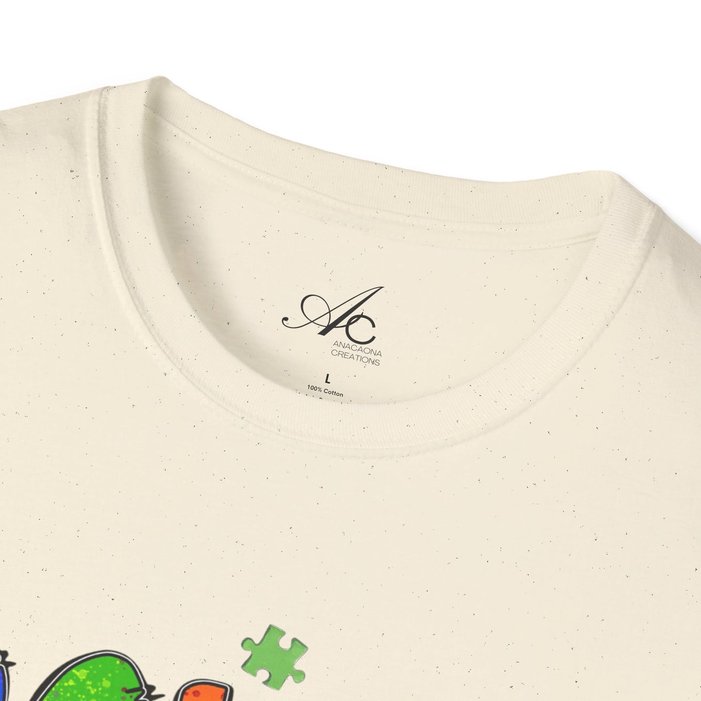 Color Outside the Lines Unisex T-Shirt for Autism Awareness