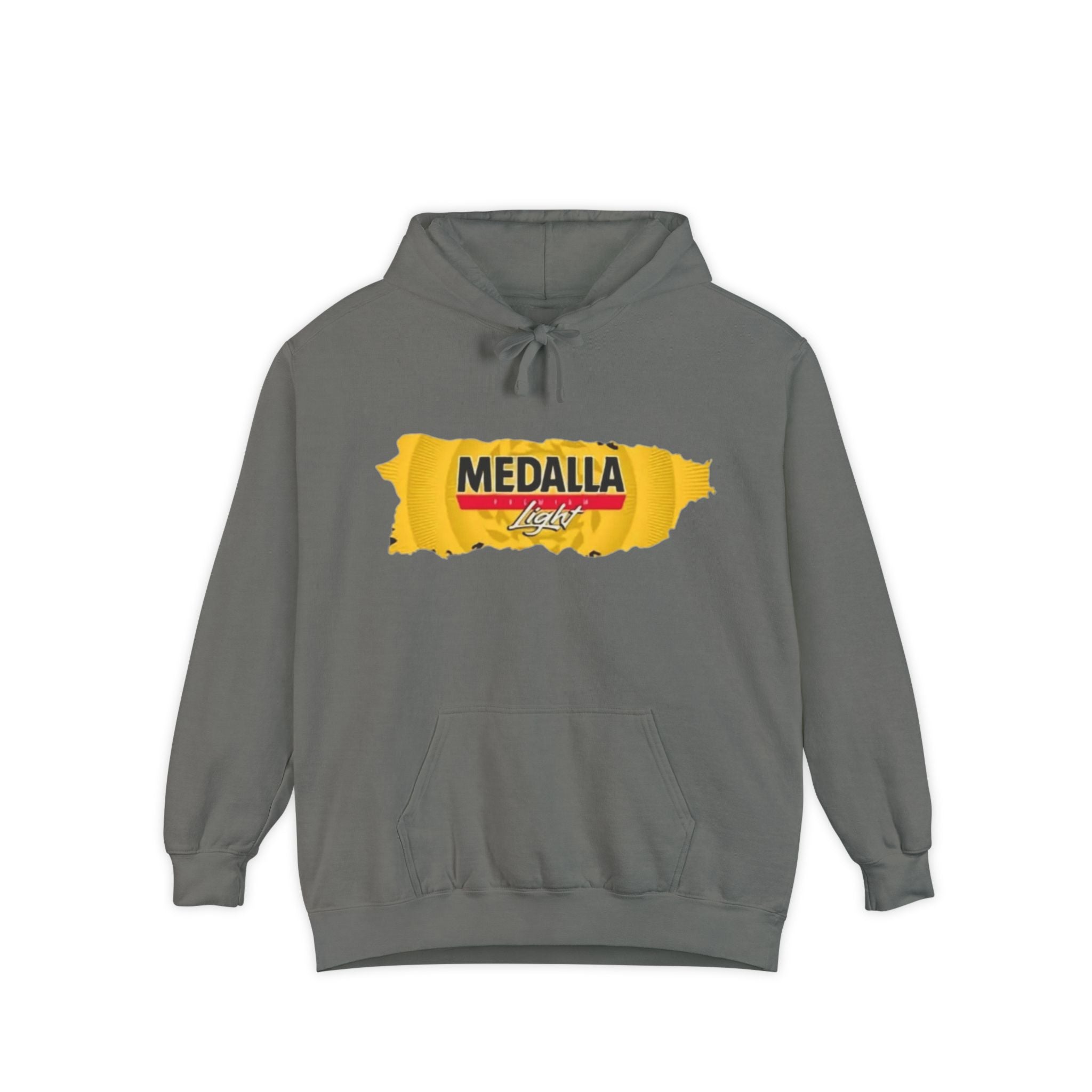 Medalla Light Logo Hoodie Vintage Beer Brand Pullover Puerto Rico Navidade