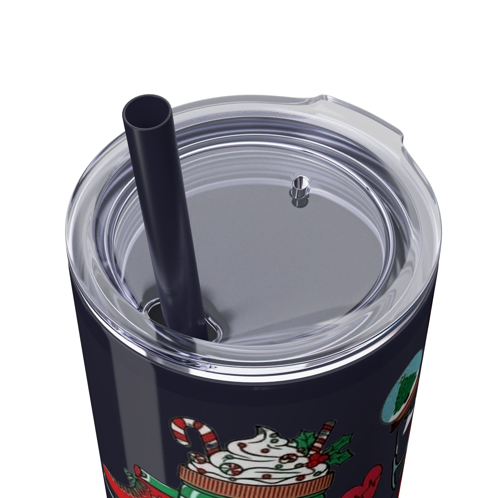 Emergency Department Nurse Christmas Skinny Tumbler - 20oz Holiday Medical Travel Cup with Straw Medical Christmas Mug