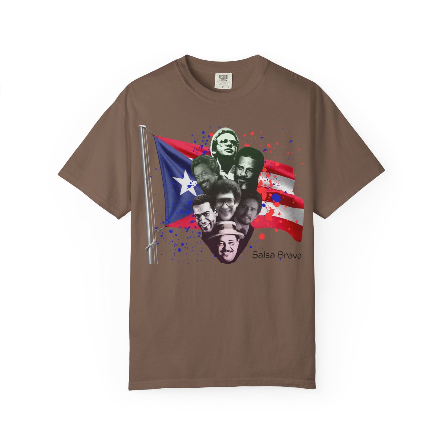 Salsa Brava T-Shirt, Vibrant Puerto Rican Pride Shirt, Gift for Salsa Lovers, Unisex Festival Tee, Caribbean Culture Apparel