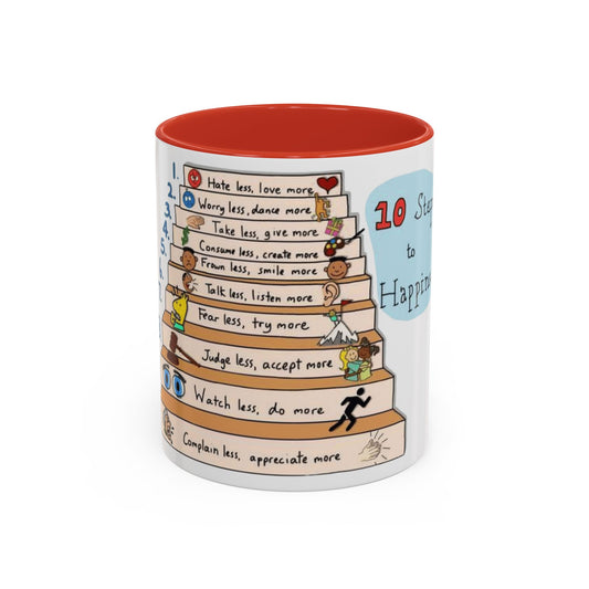 ☕ Start Your Day with Meaning Motivational Gift, Self-Care Mug, Unique Home Decor, Joyful Drinkware
