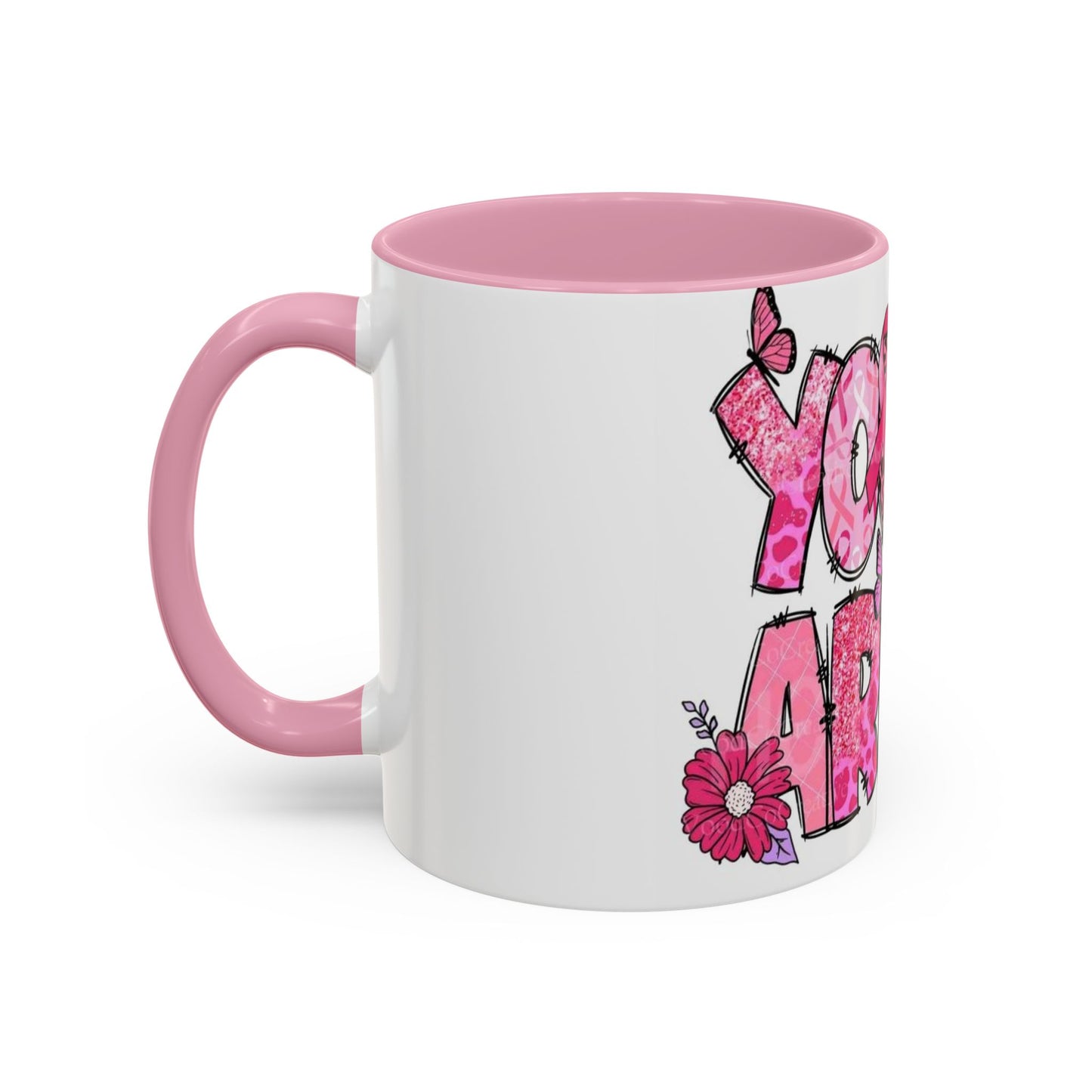 Cancer Hope Collection Empowering Inspirational Mug for Breast Cancer Awareness