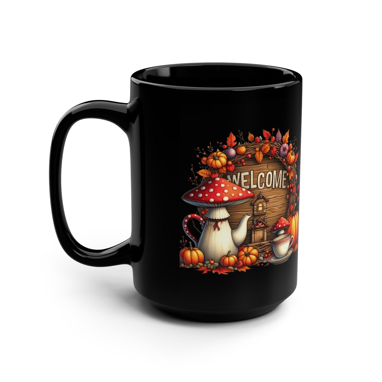 Fall Coffee Mug Cozy Autumn Quote Cup Pumpkin Season Gift Cozy Fall Welcome Mug