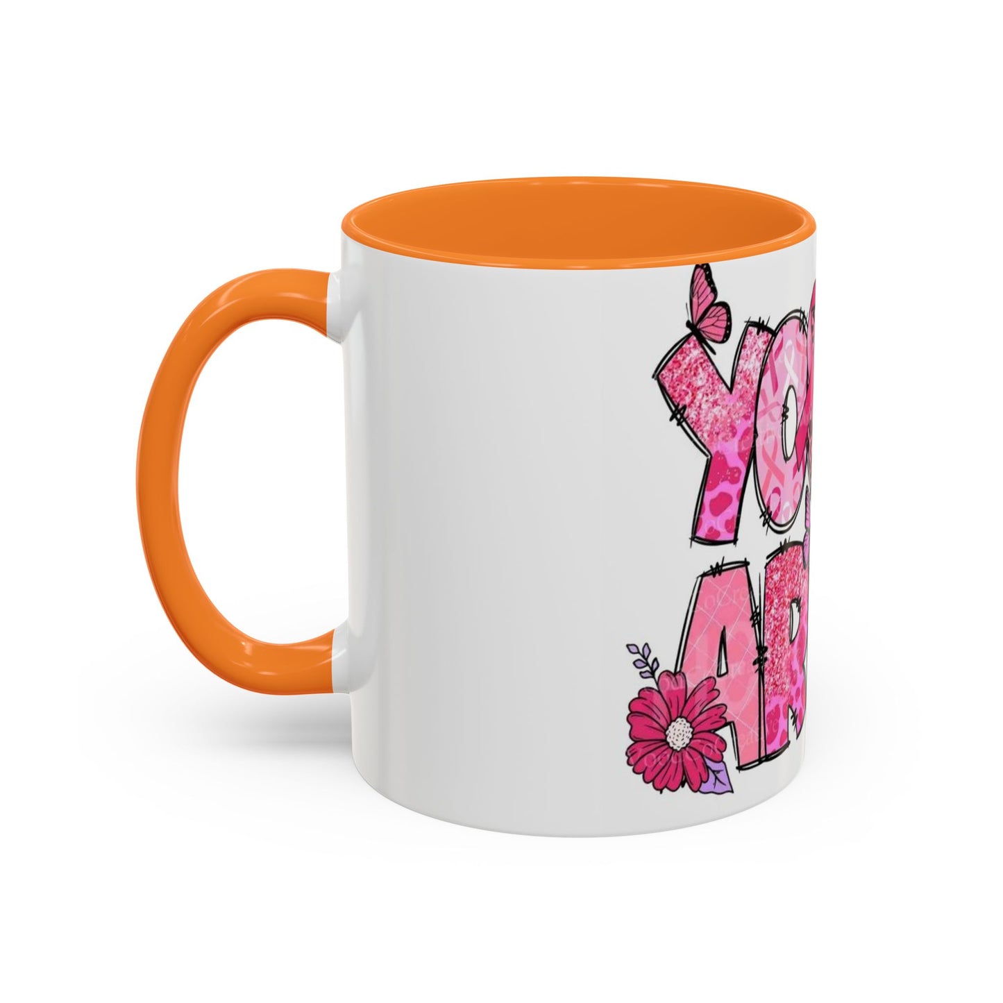 Cancer Hope Collection Empowering Inspirational Mug for Breast Cancer Awareness