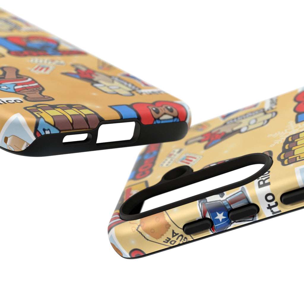 Puerto Rico Sticker Collage Tough Case  ‘I  Concho’ Pattern Phone Case