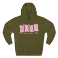 Hoodie  Pink XOXO Three Panel Love Letters Fleece Hoodie