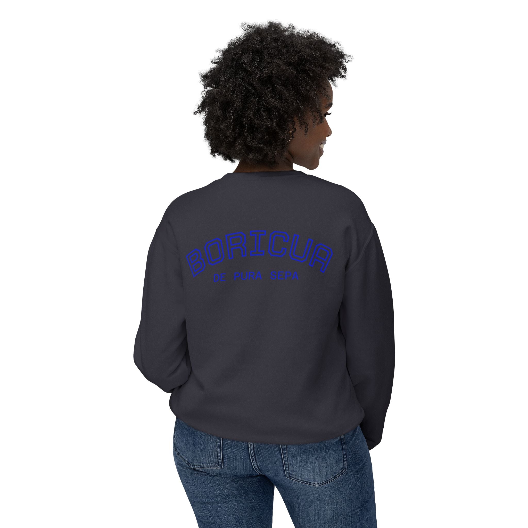 Puerto Rican Benito Parade Sweatshirt  Boricua De Pura Cepa Crewneck Puerto Rico Navidades