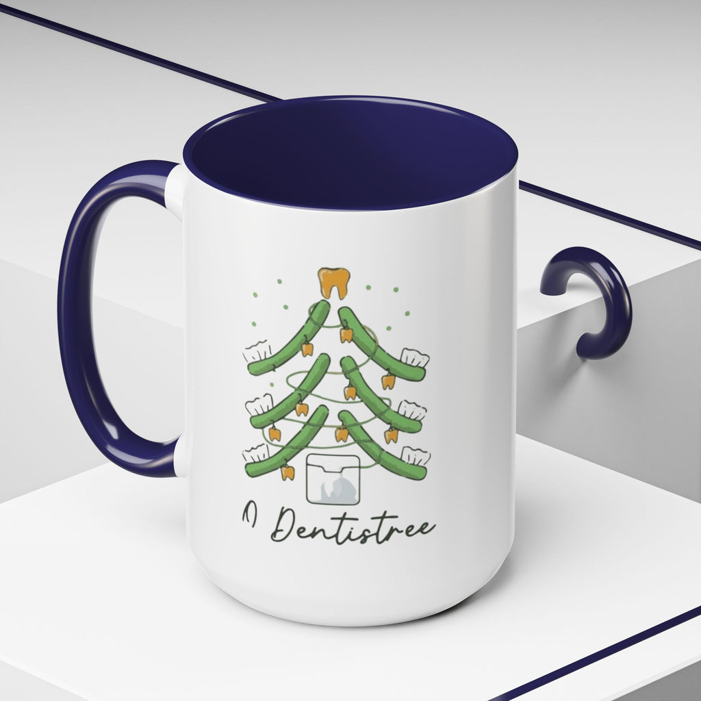 Dentist Christmas Mug - 'A Dentistree' Holiday Coffee Cup (11/15oz)