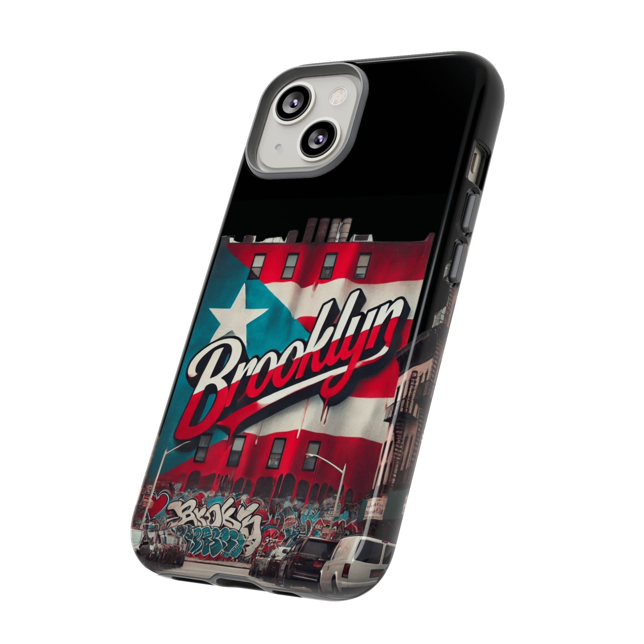 Brooklyn Street Art Phone Case  Urban Graffiti Protective Cover