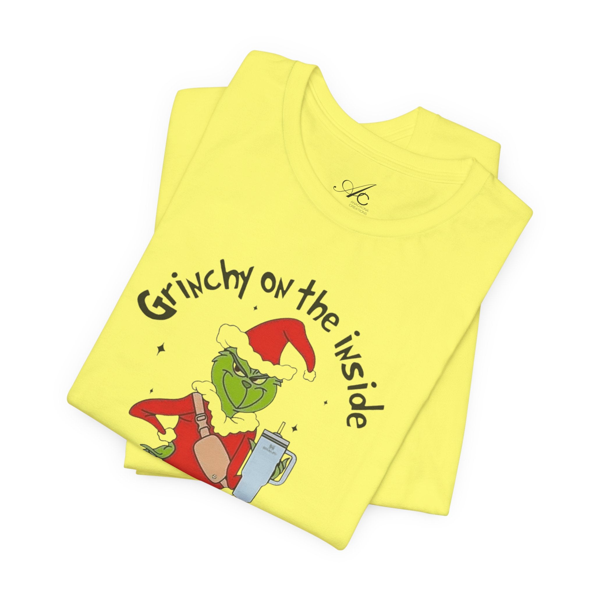 Grinch-Inspired Holiday Tee: 'Grinchy on the Inside, Boogie on the Outside'