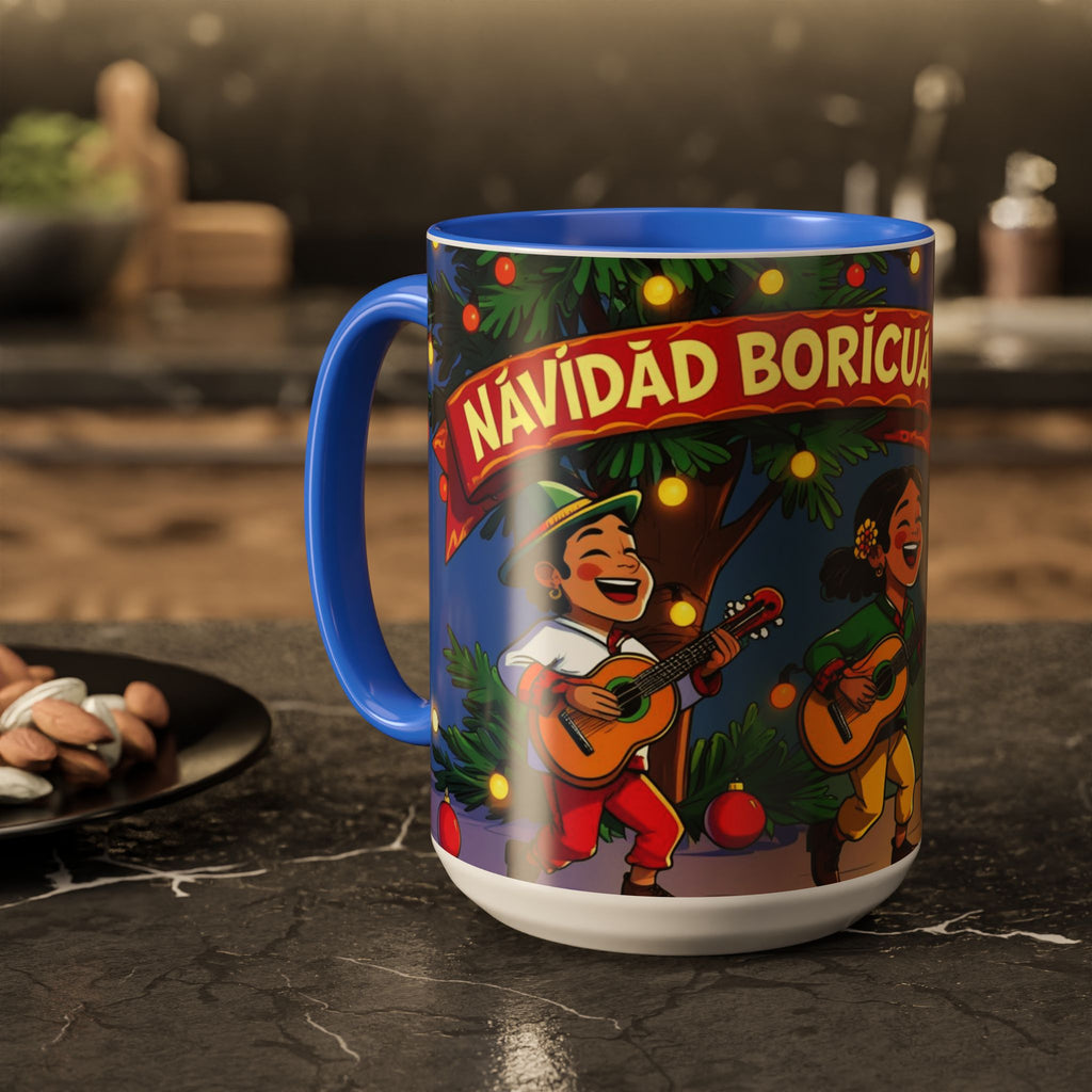 Navidad Boricua Mug Vibrant Puerto Rican Celebration Mug