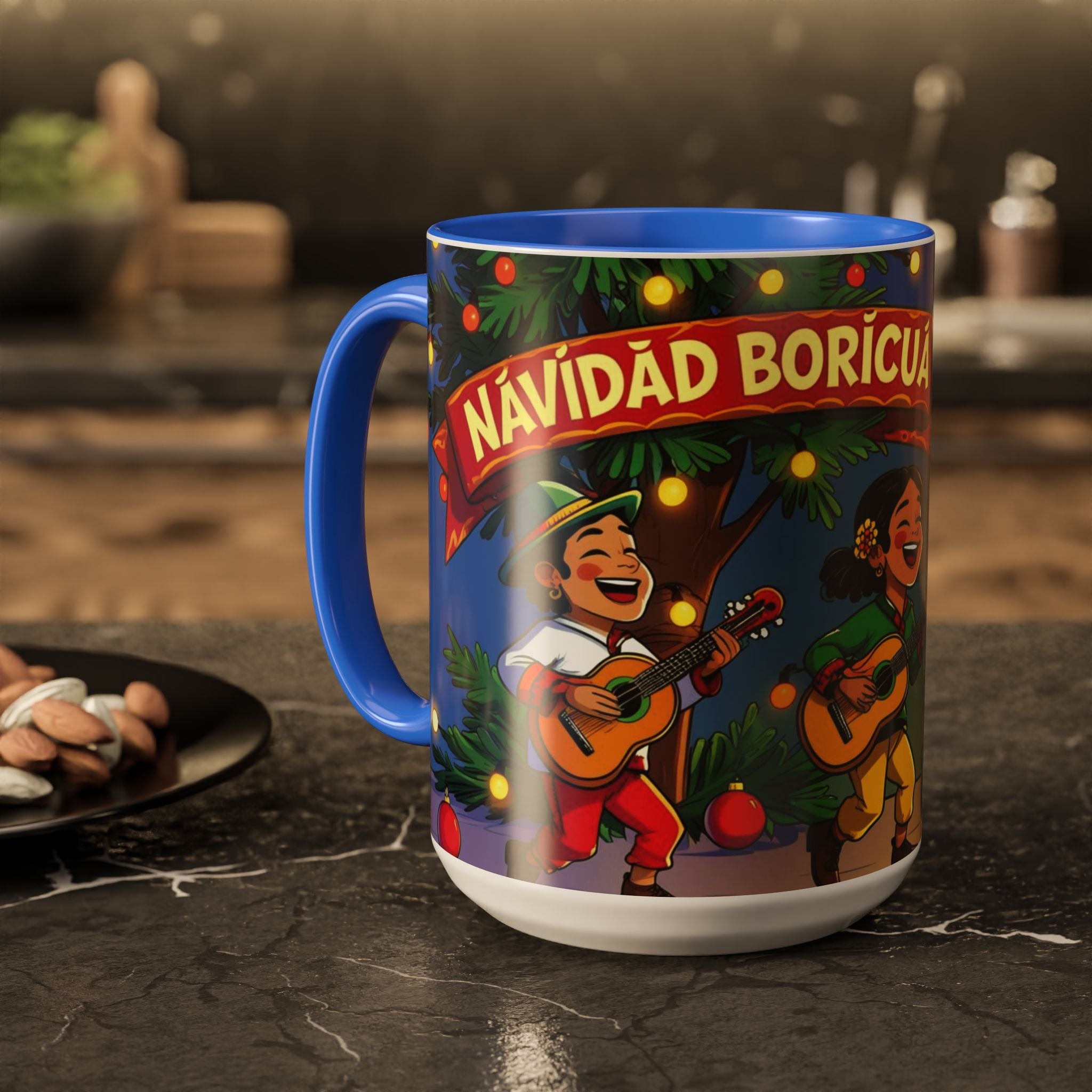 Navidad Boricua Mug Vibrant Puerto Rican Celebration Mug