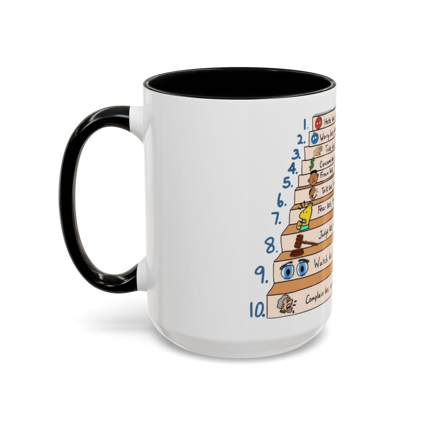 ☕ Start Your Day with Meaning Motivational Gift, Self-Care Mug, Unique Home Decor, Joyful Drinkware