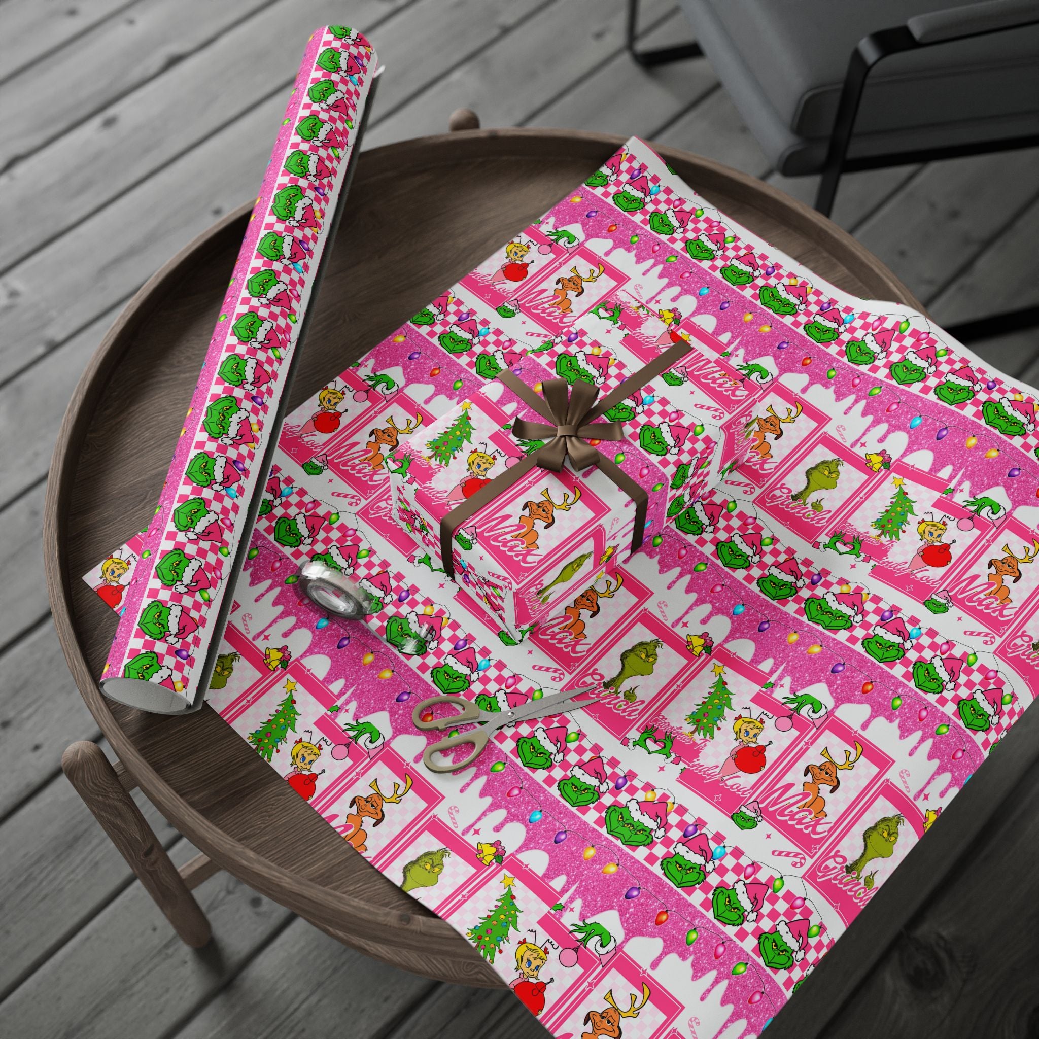 Festive Wrapping Paper – Whimsical Holiday Gift Wrap | Christmas Paper Roll | Fun & Unique Gift Packaging