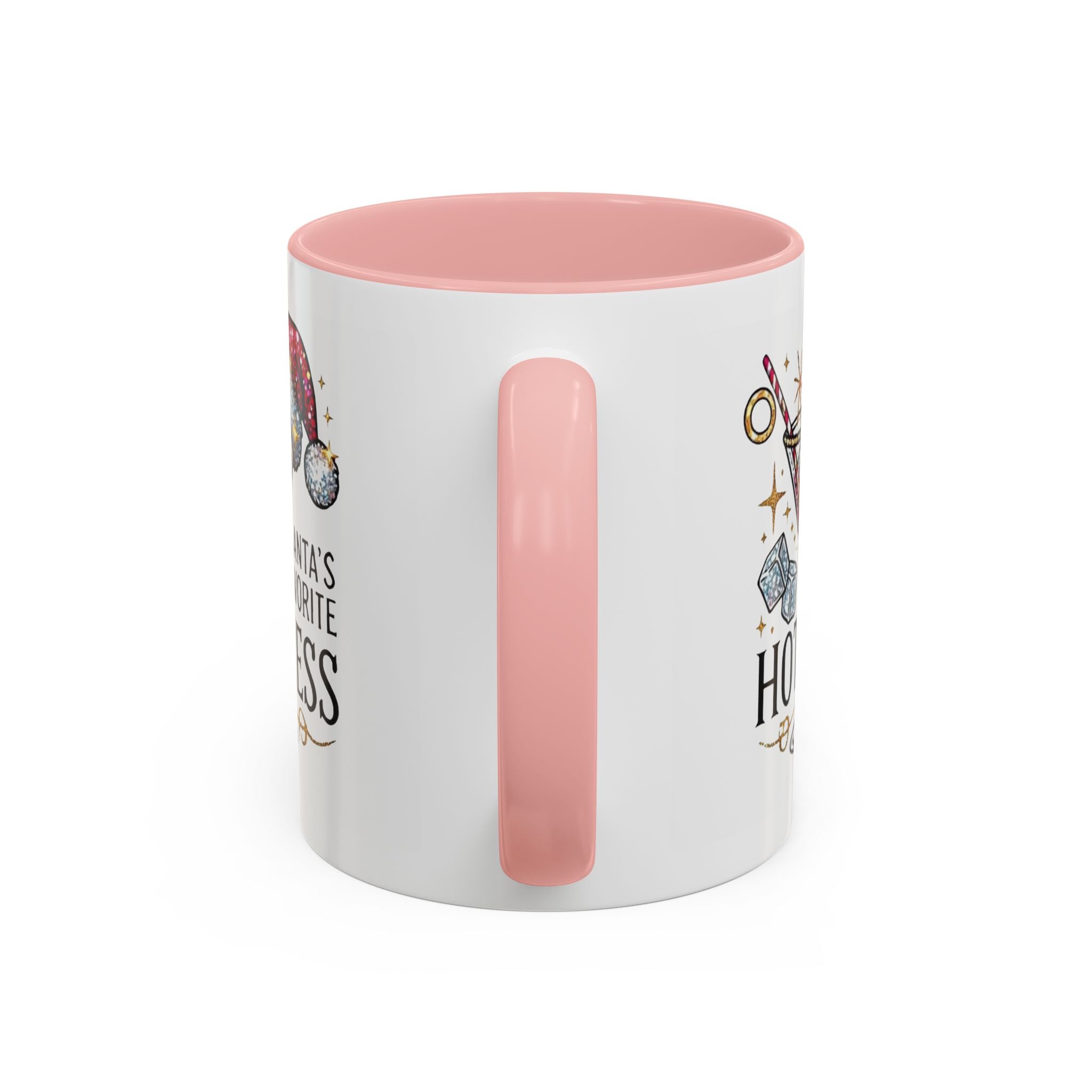 Accent Coffee Mug - "Santa's Favorite Hot Mess" Holiday Cocktail Mug (11/15 oz)