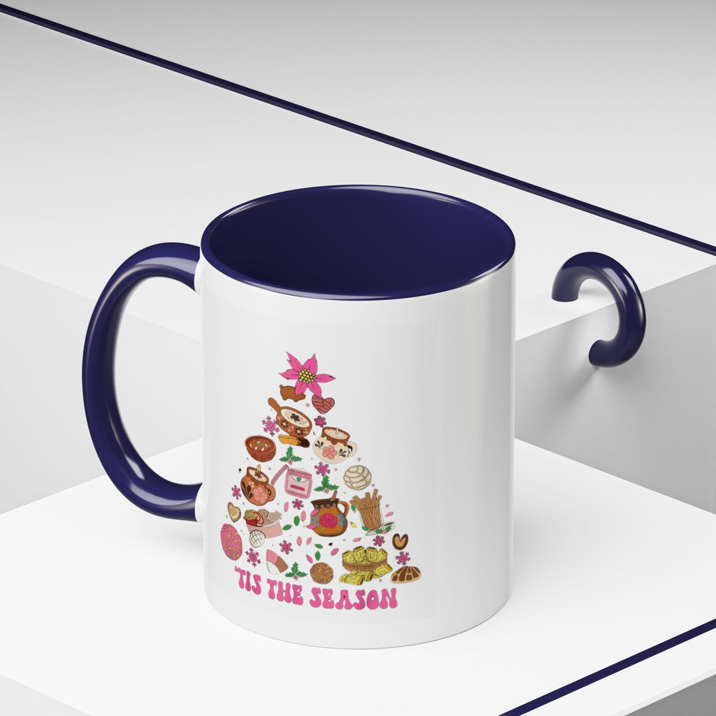 Coffee Mug - 'Tis the Season' Holiday Cookie Tree Accent Mug (11/15oz)