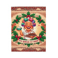 Loving blanket made just for GrandmaVelveteen Plush Blanket  100% Boricua Holiday Kitchen Mama Design