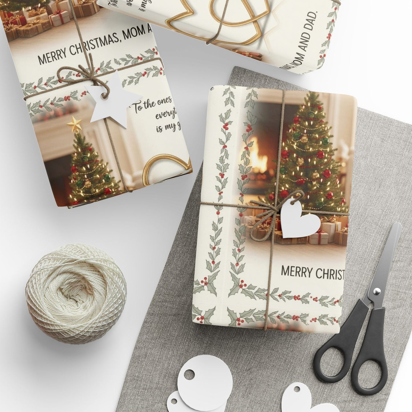 Unique Gift Wrapping Paper Holiday, Birthday Special Occasion Designs Gift Wrap