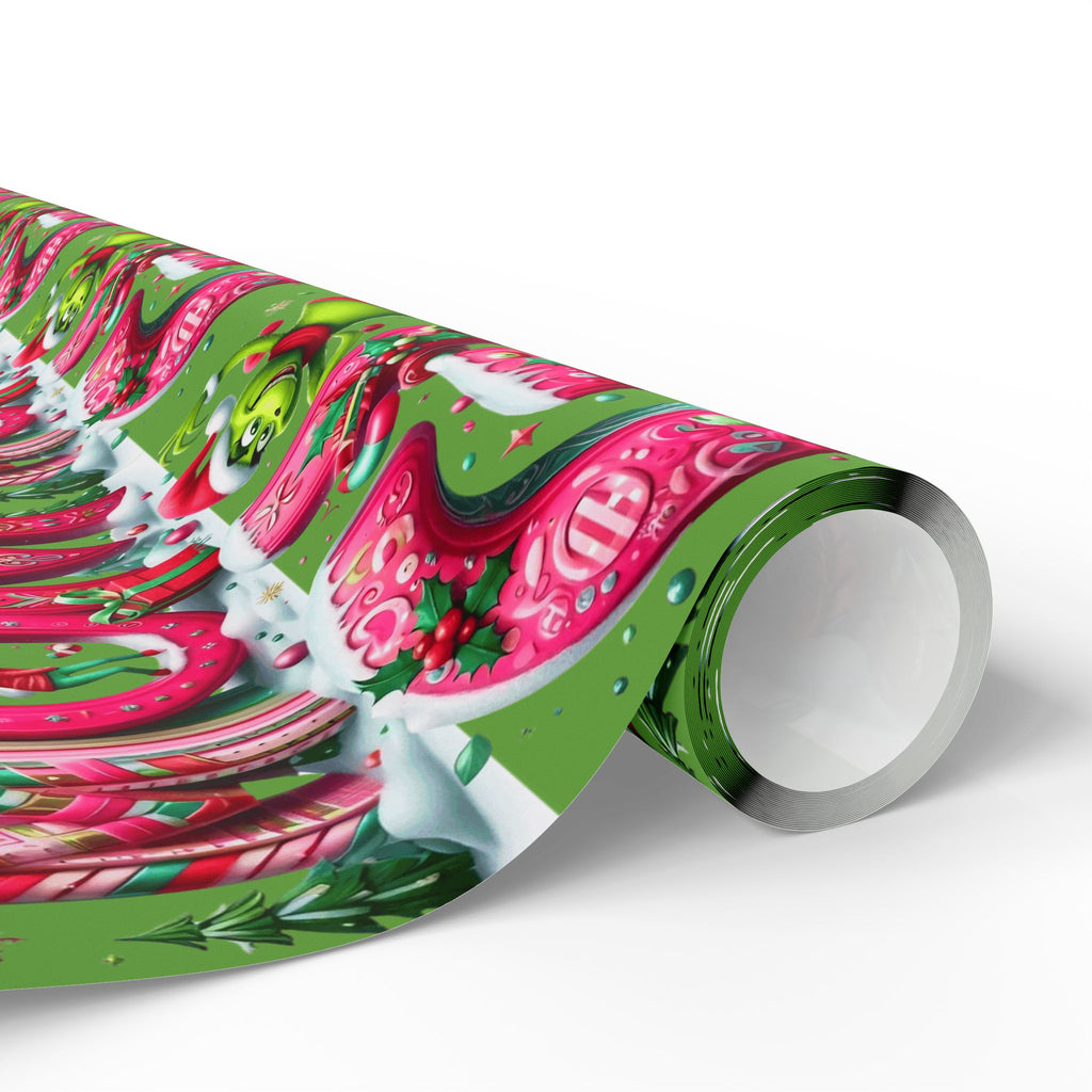 Festive Wrapping Paper  Whimsical Holiday Gift Wrap | Christmas Paper Roll | Fun & Unique Gift Packaging