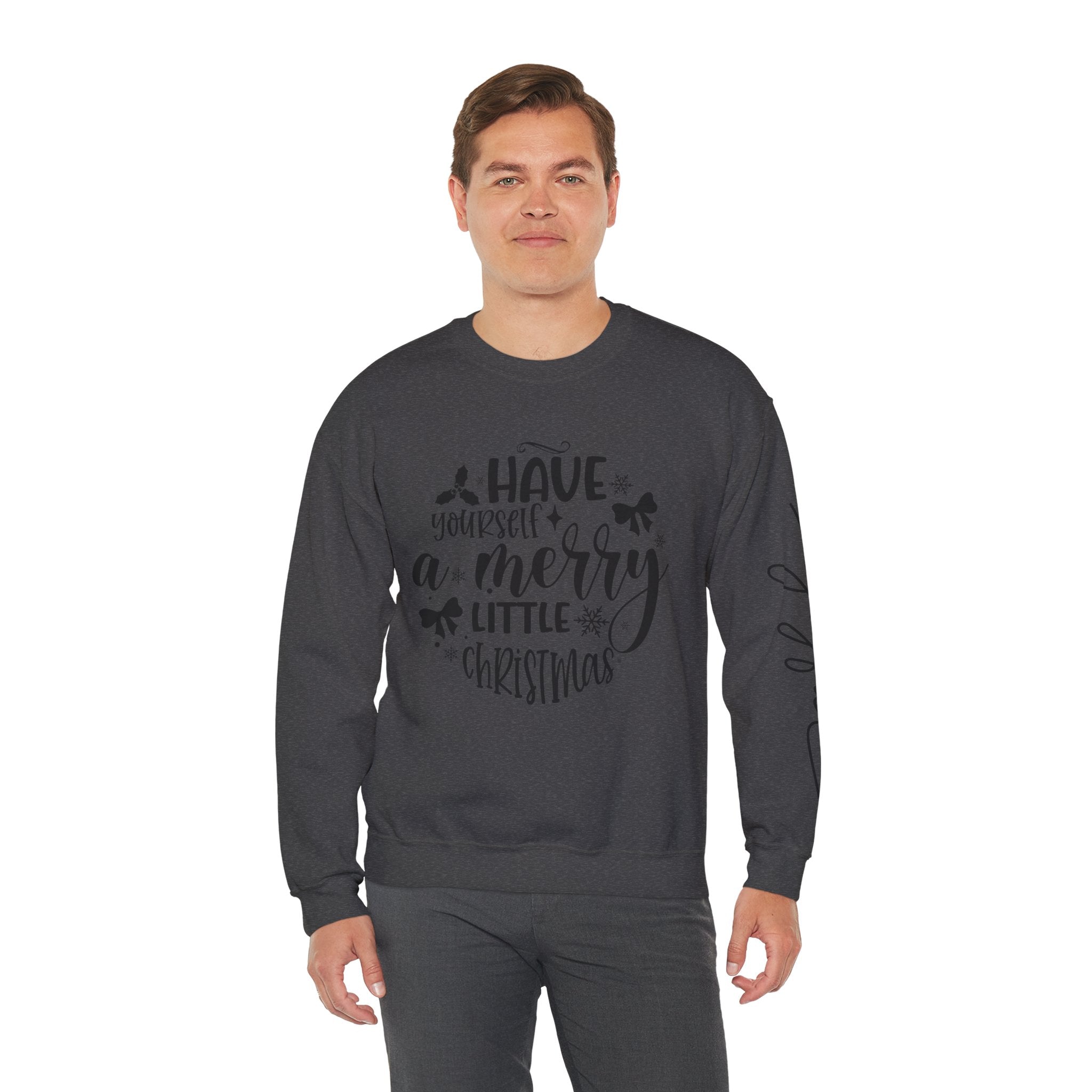 Xmas Shirts & Sweaters | Funny, Cute & Classic Christmas Designs Merry Christmas Crewneck Sweatshirt - Cozy Unisex Holiday Apparel