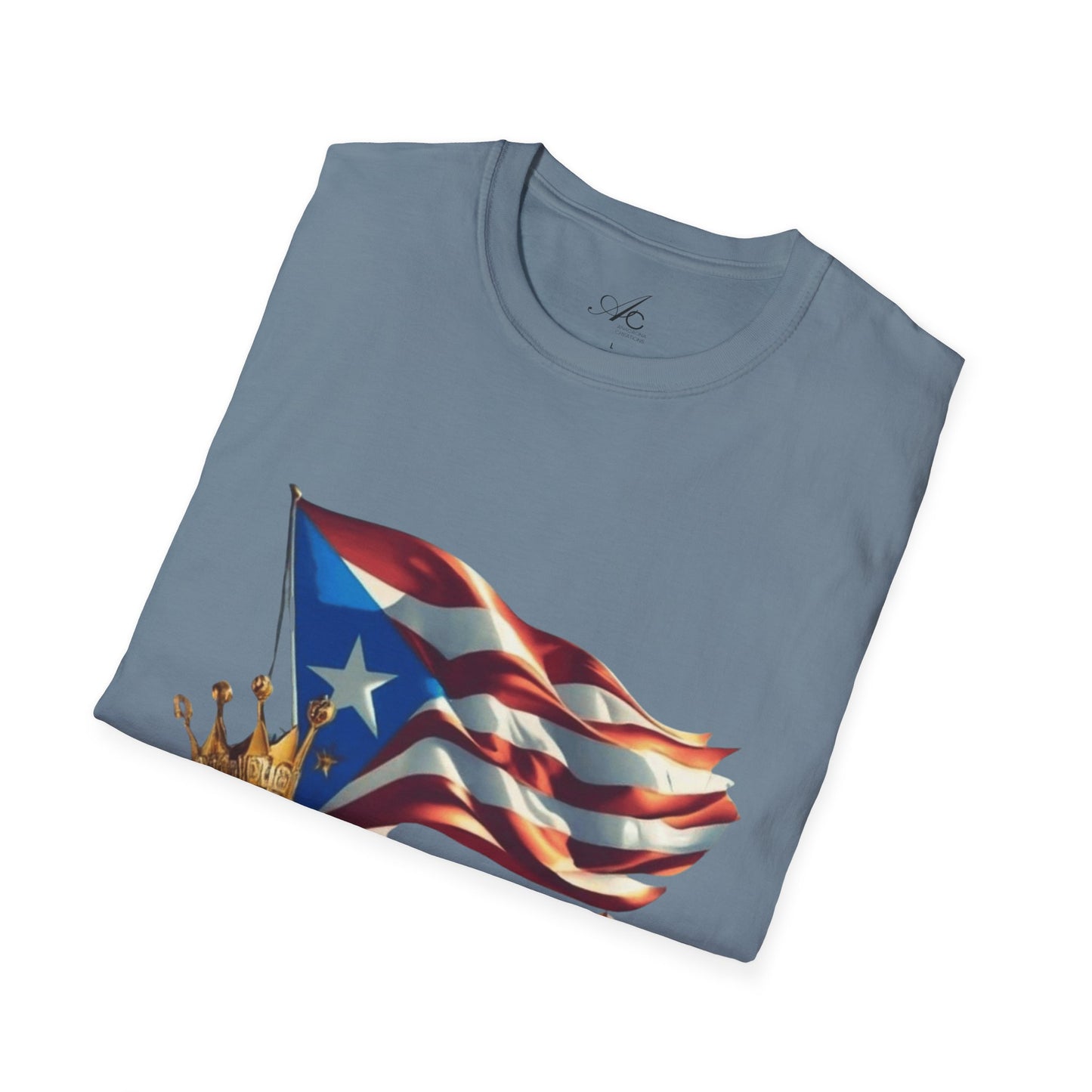 Puerto Rican Familia T-Shirt, Unisex Softstyle Tee, Patriotic Shirt, Family Unity Gift, Summer Celebration Apparel