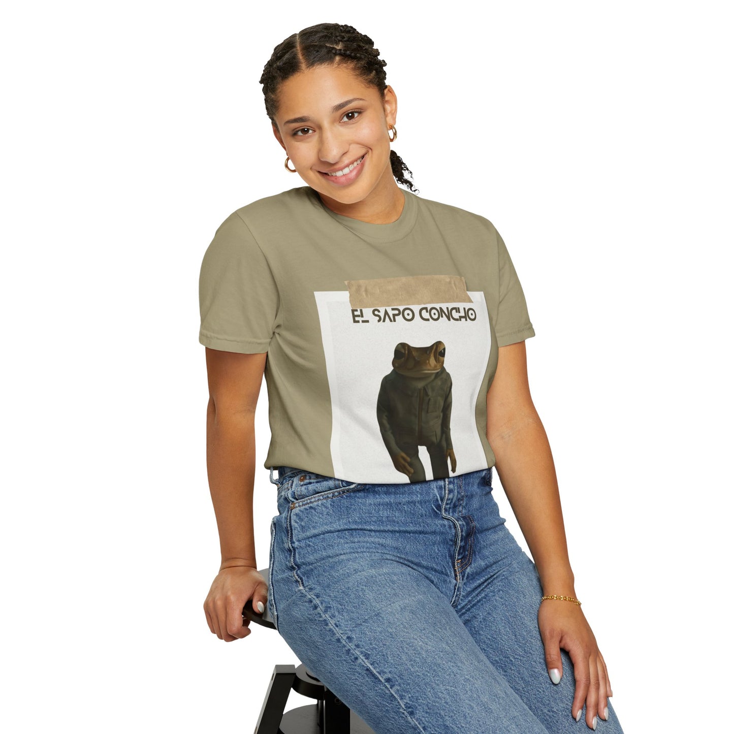 Puerto Rico in Every Stitch Frog Graphic Tee,Summer Vibes, Unique Gift for Nature Lovers