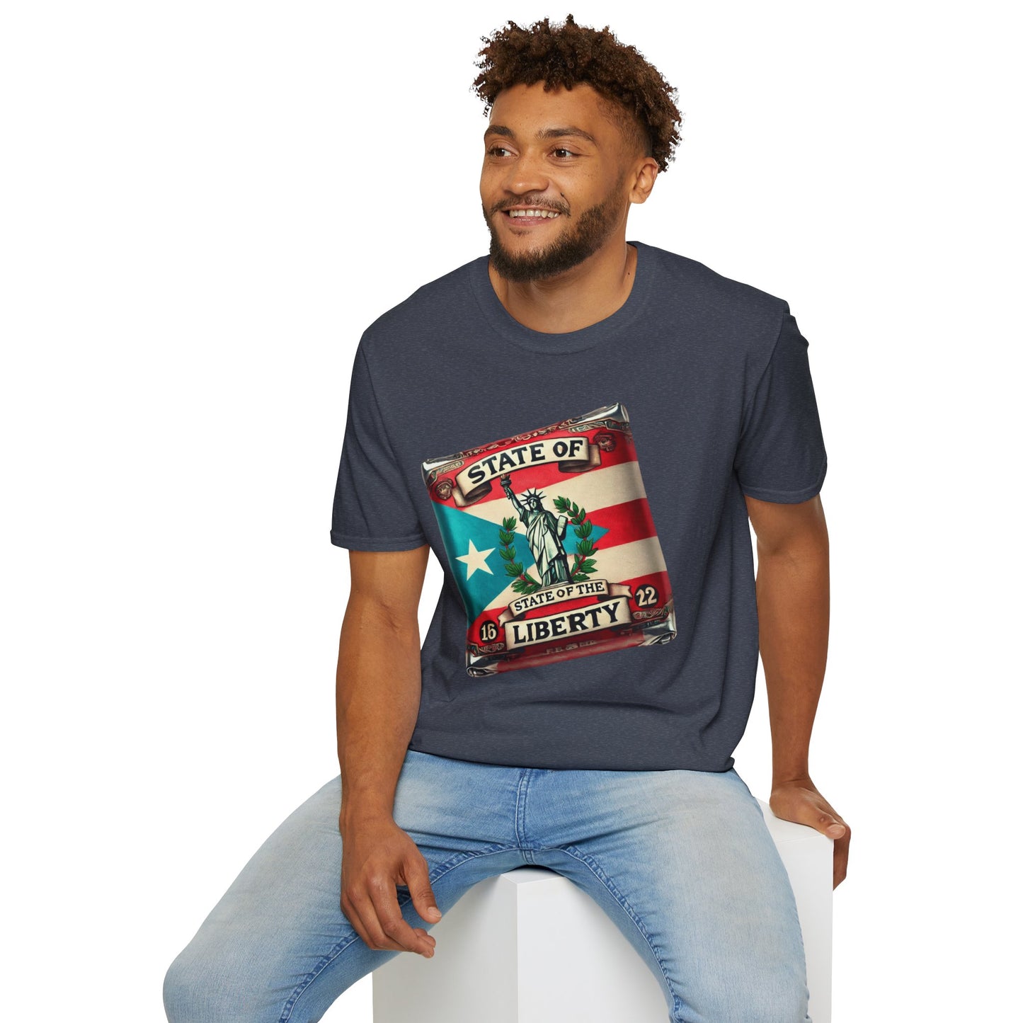 Puerto Rican Heritage Shirt Gift for Patriots, National Holiday Apparel, USA Pride Shirt