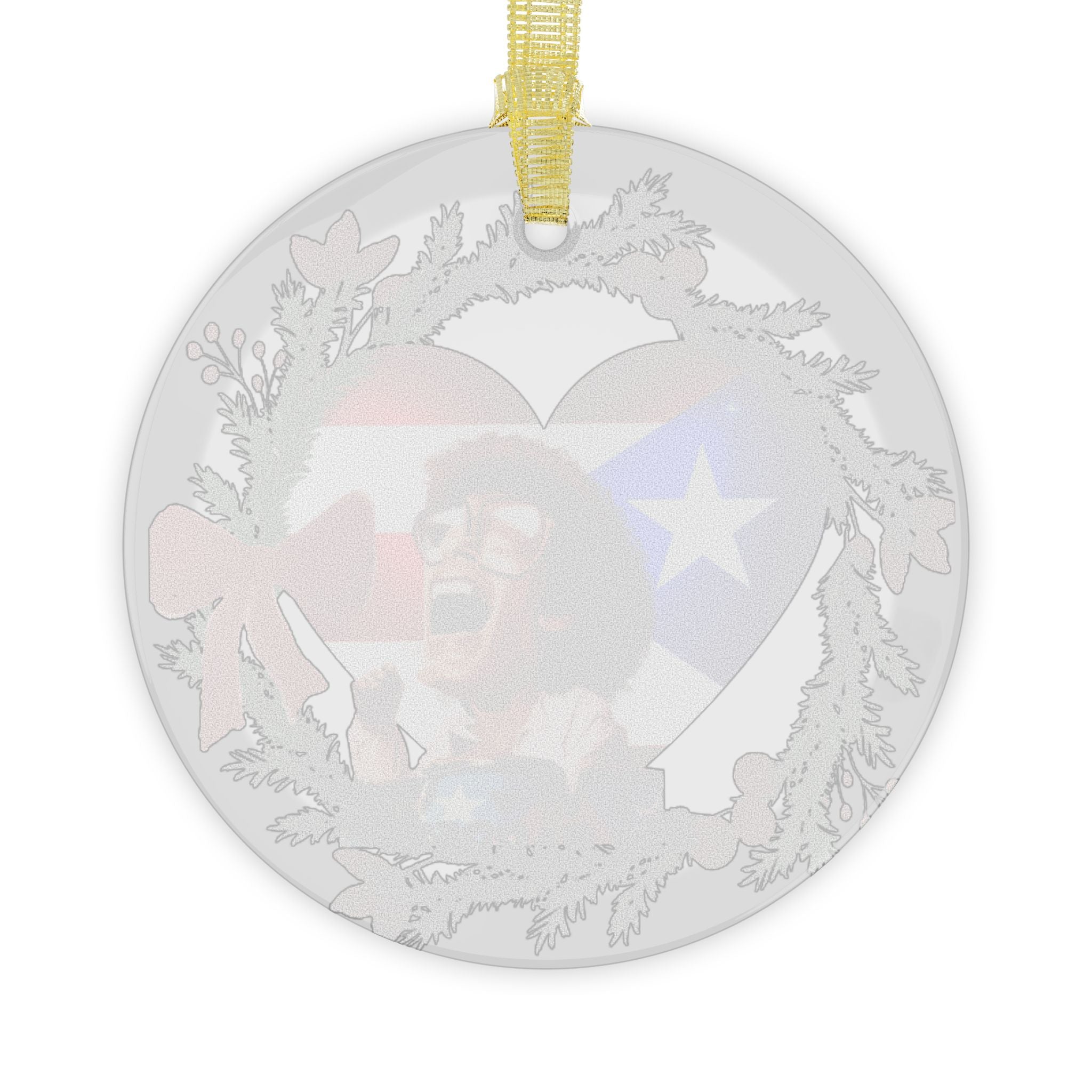 Glass Ornaments Salsa Musica Puerto Rico Glass Ornaments