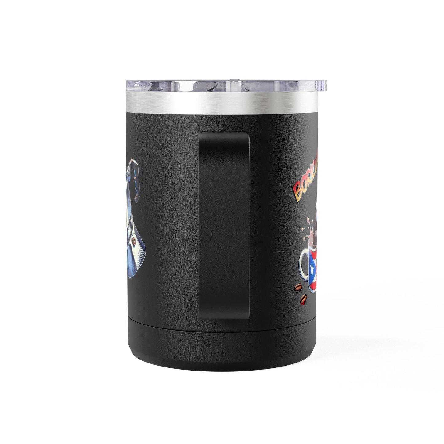 Puerto Rican Coffee Mug Tumbler, 15oz | Great Gift for Coffee Lovers, Unique Kitchen Decor, Perfect for Birthdays & Holidays
