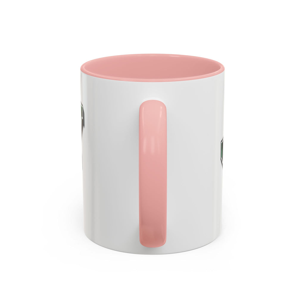Holly Christmas Accent Coffee Mug — Green Plaid Holiday Gift (11/15oz)