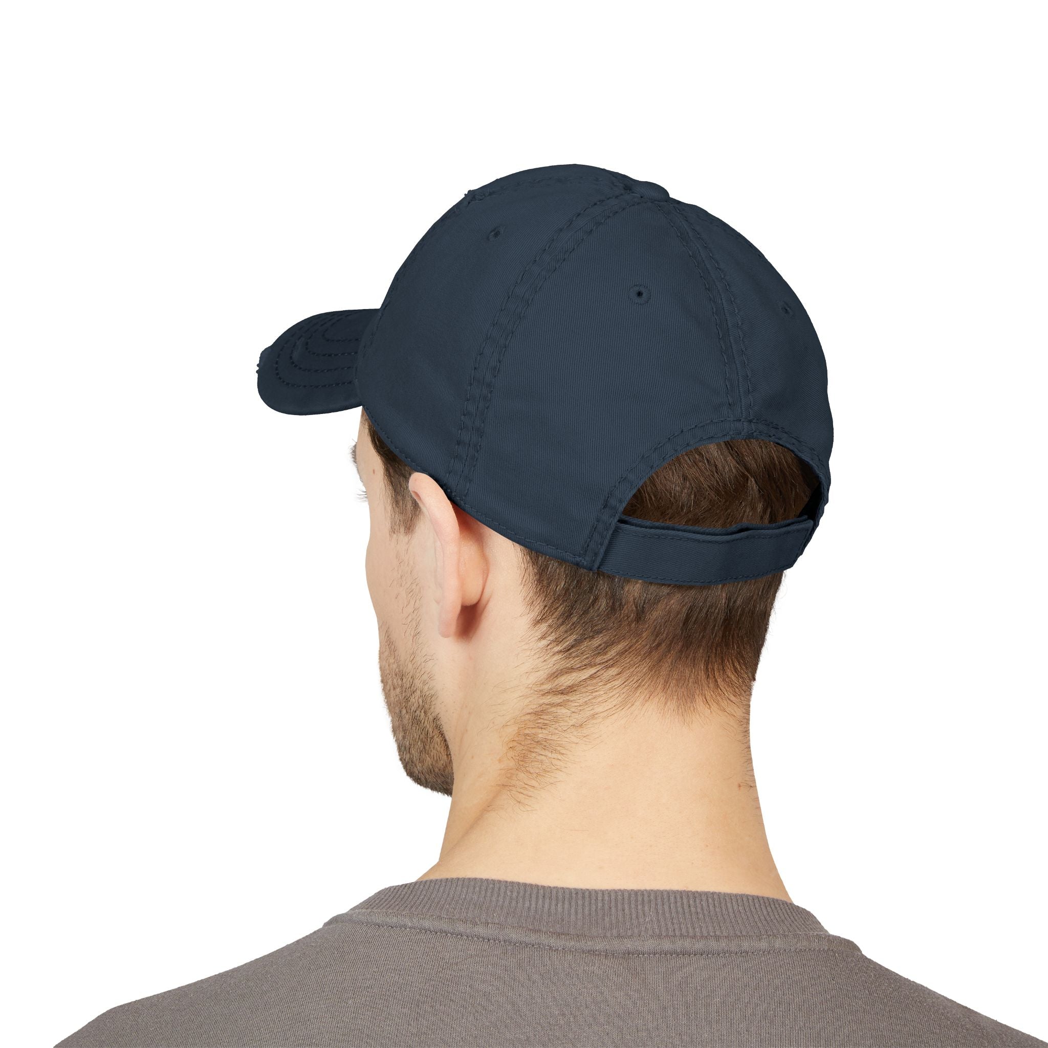 Distressed Embroidered 'CHRIST' Dad Hat — Vintage Christian Baseball Cap