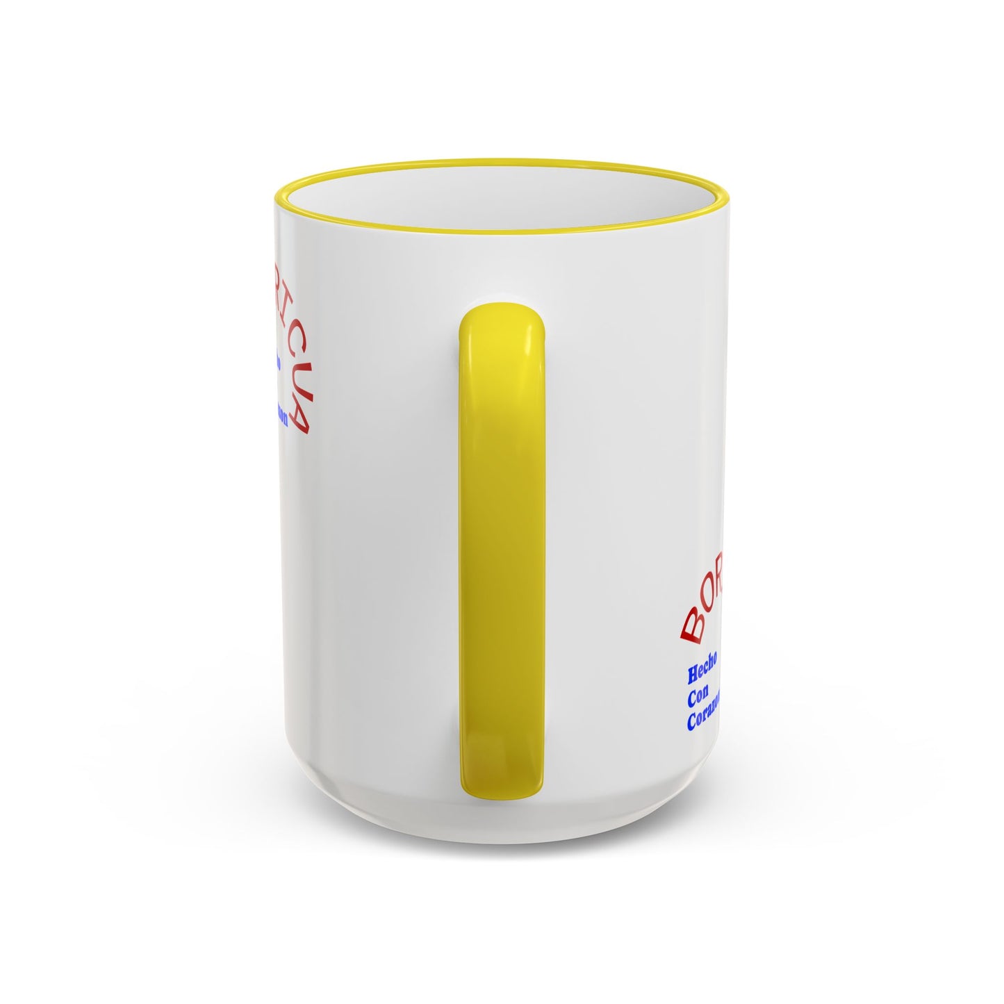 Puerto Rico Flag Heart Accent Rim Mug — Patriotic Coffee Cup (11oz/15oz)