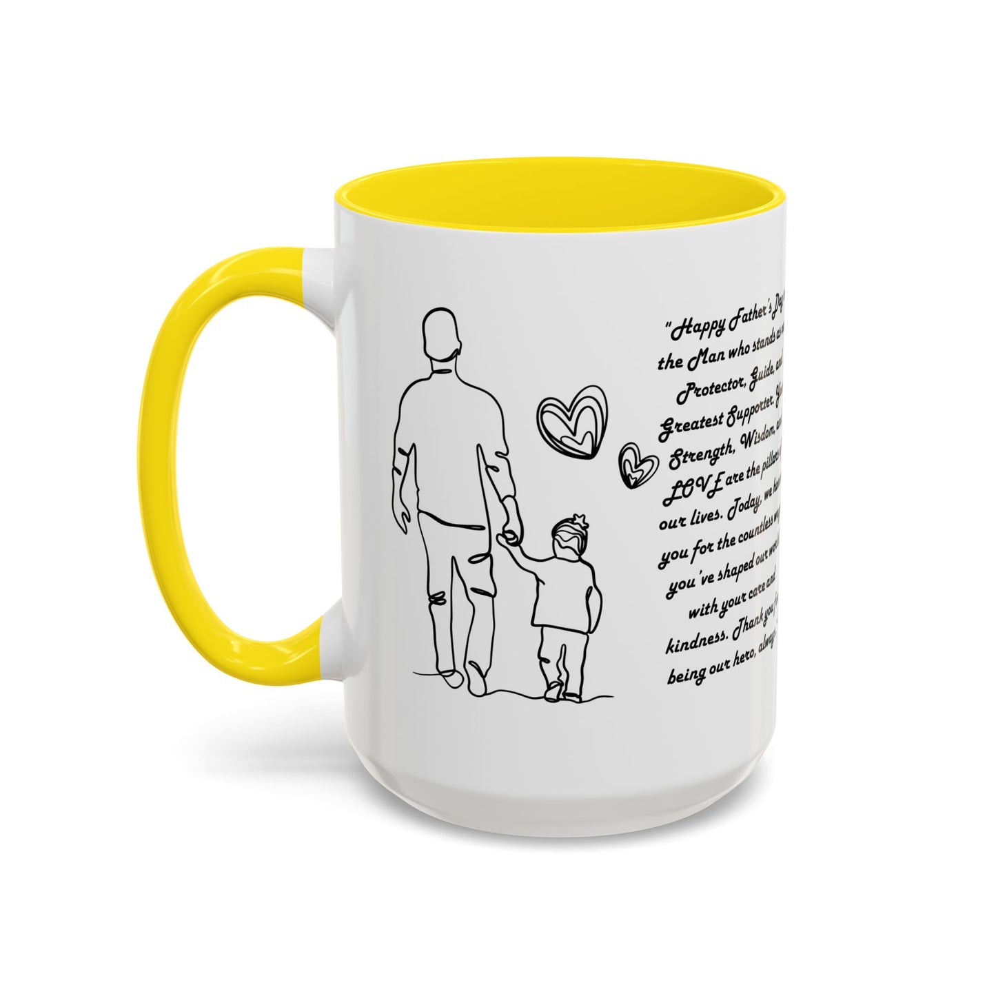 Fathers Day Mug Gift for Dad Funny Fathers Mug Accent Coffee Mug (11, 15oz)