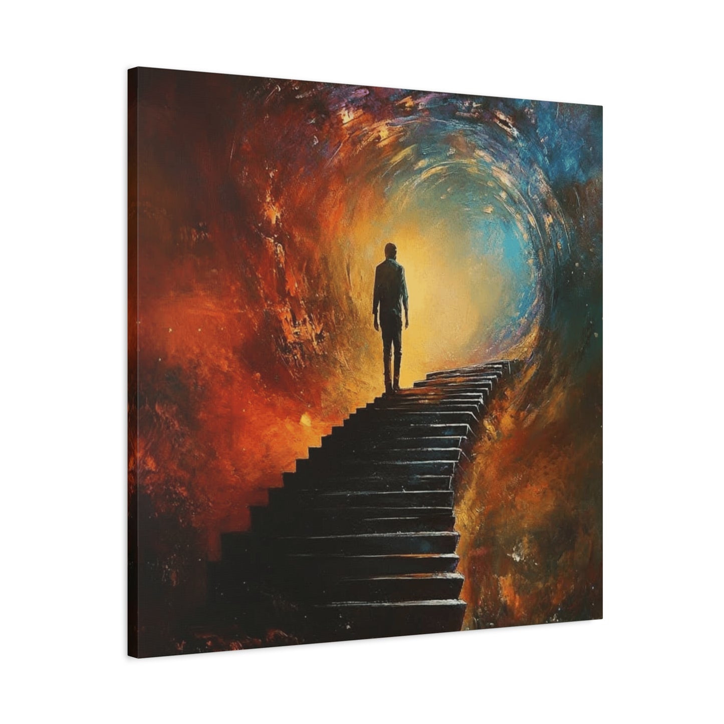 Embrace the Spirit of Nature and Free-Flowing Boho Vibes Spiritual Journey Canvas Art, Inspirational  Meditation Decor, Inspirational Quote Wall Art