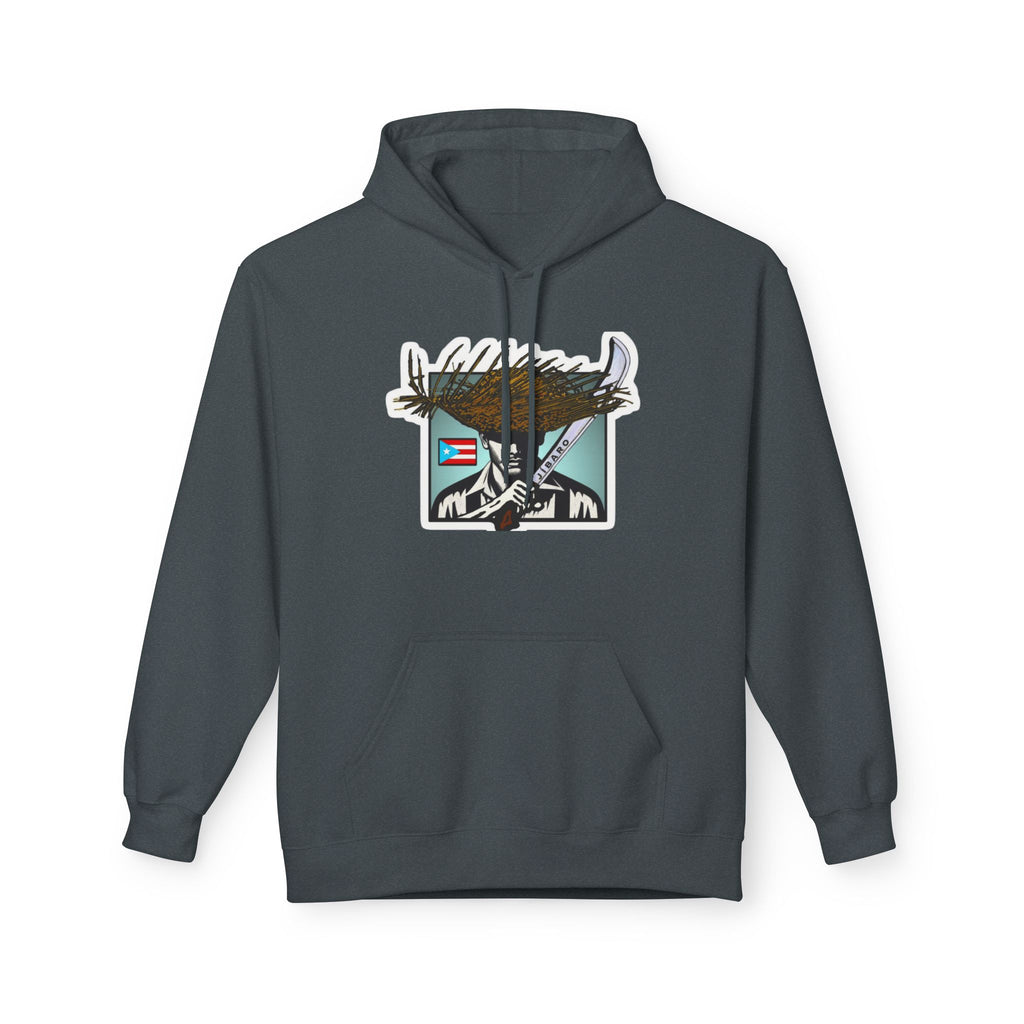 Gíbaro Hoodie  Puerto Rican Pride Pullover with Flag Machete Design