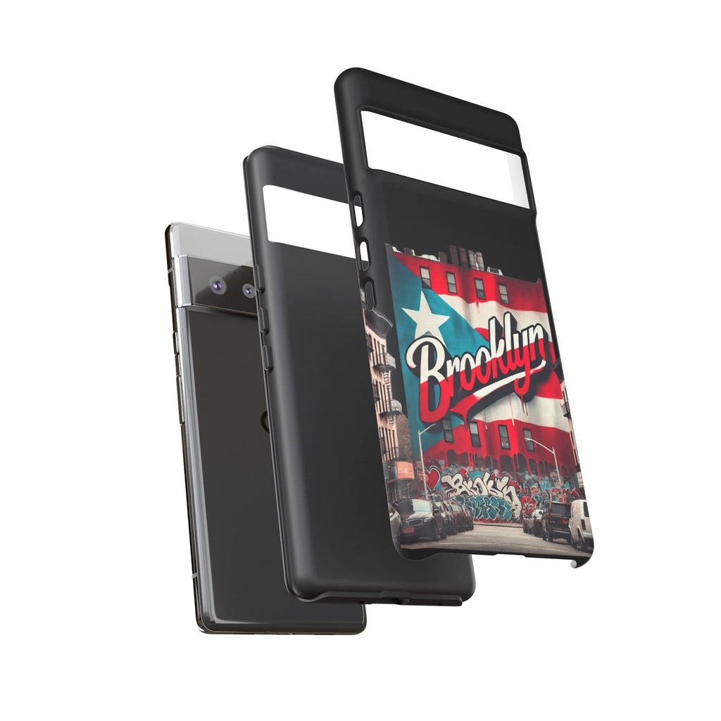Brooklyn Street Art Phone Case  Urban Graffiti Protective Cover