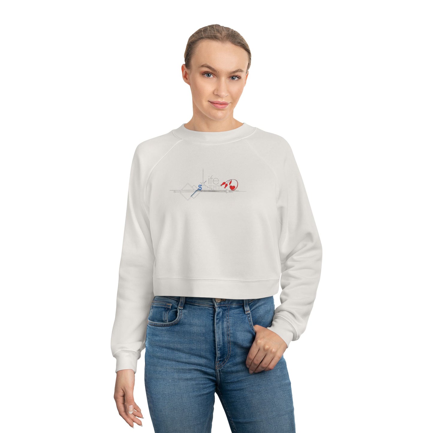 Self Love Sweatshirt | Soft Affirmation Mental Health Apparel Cropped Pullover  Pink Bow "KIND" Graphic