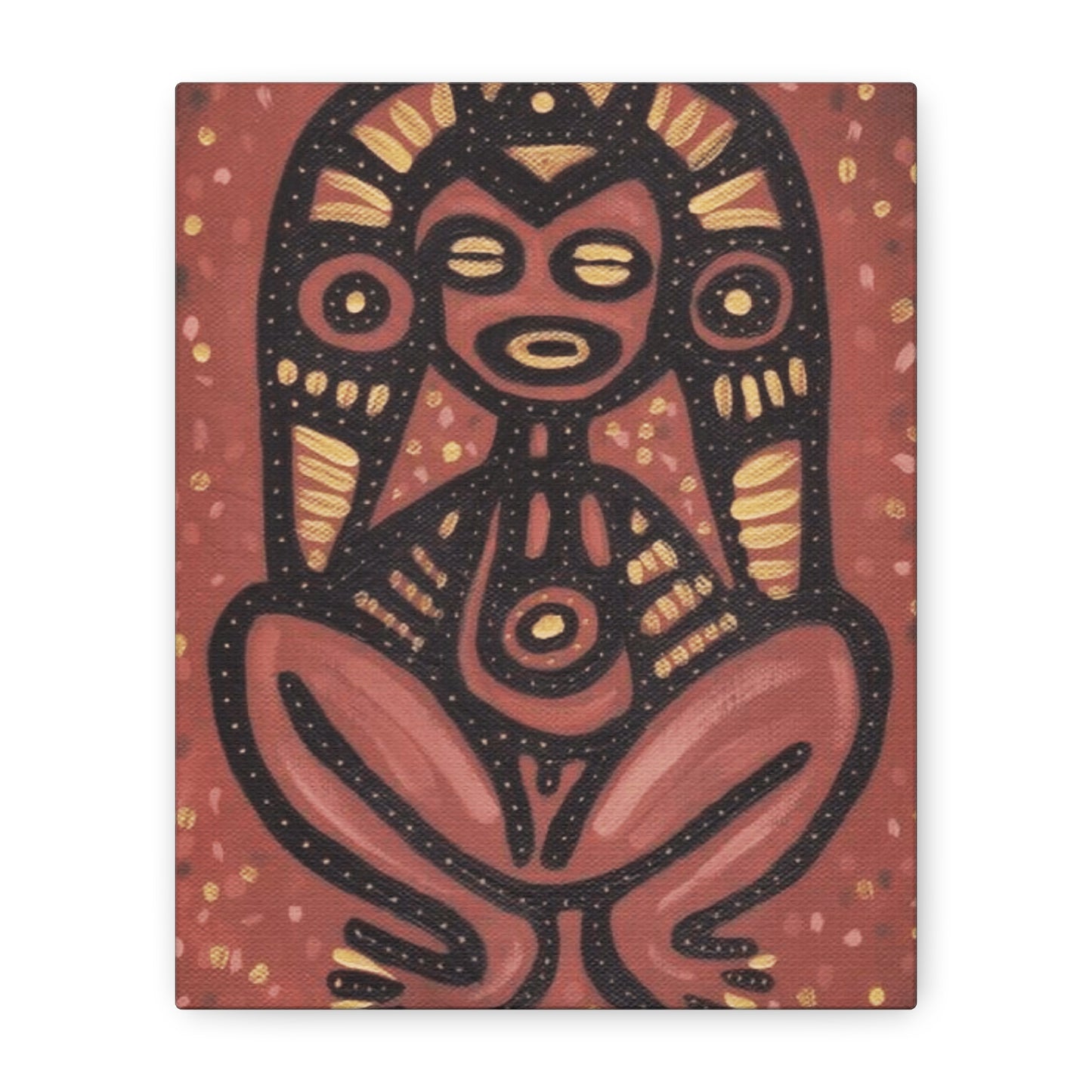 PUERTO RICO Culture Indians Inspired Print, Modern Tribal Artwork