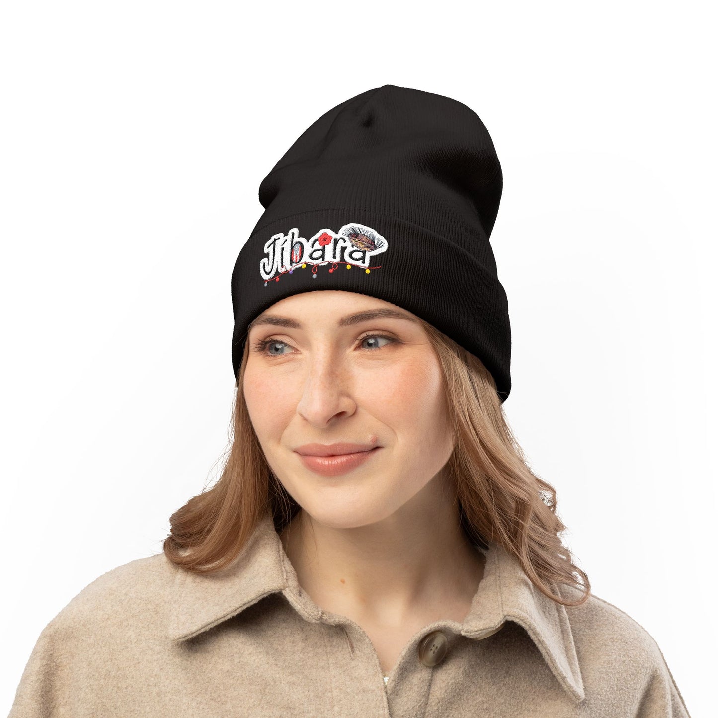 Embroidered 'Jibara' Knit Beanie Cozy Puerto Rican Pride Hat Boricua Winter Beanie – Puerto Rico Pride Knit Hat