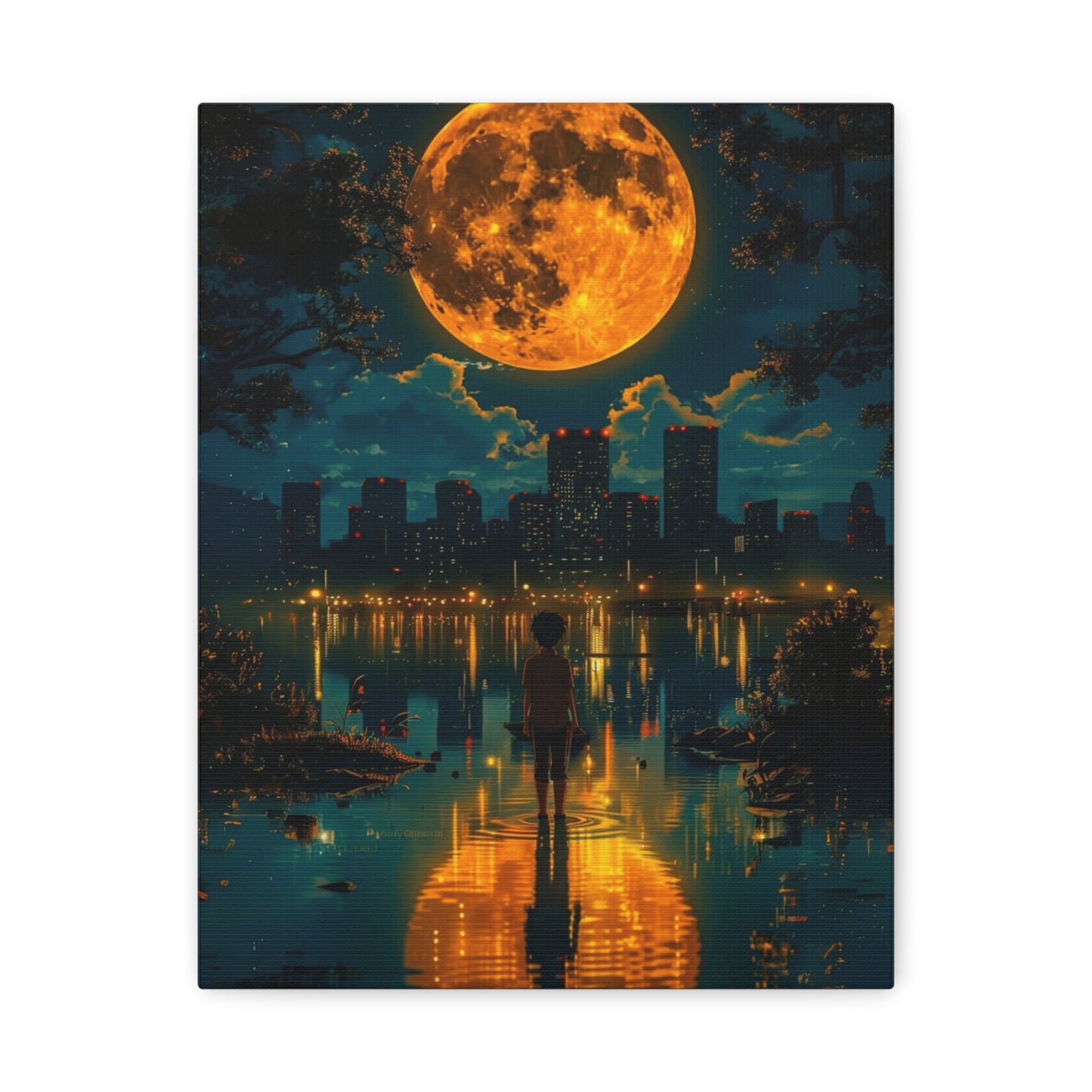 Because words have the power to move you let them live on your wall, Unique Nightscape Decoration, Perfect for Any Occasion