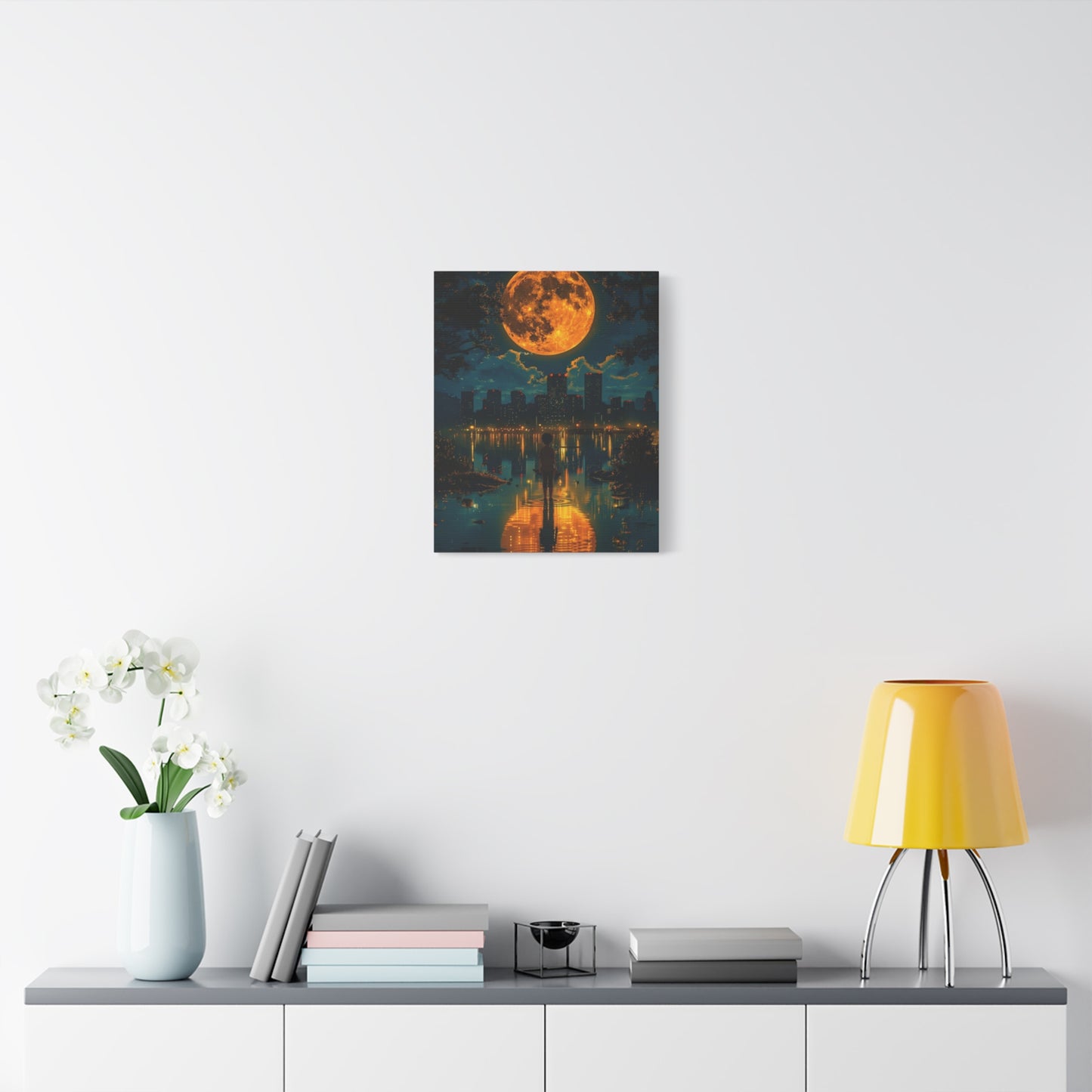 Because words have the power to move you let them live on your wall, Unique Nightscape Decoration, Perfect for Any Occasion