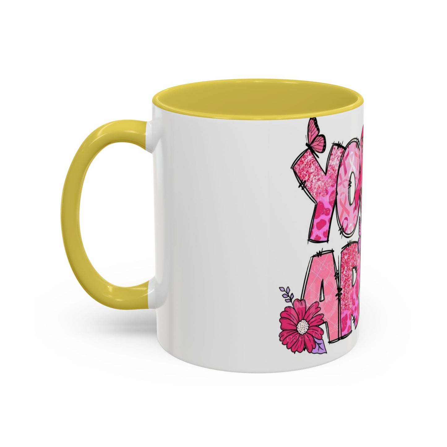 Cancer Hope Collection Empowering Inspirational Mug for Breast Cancer Awareness