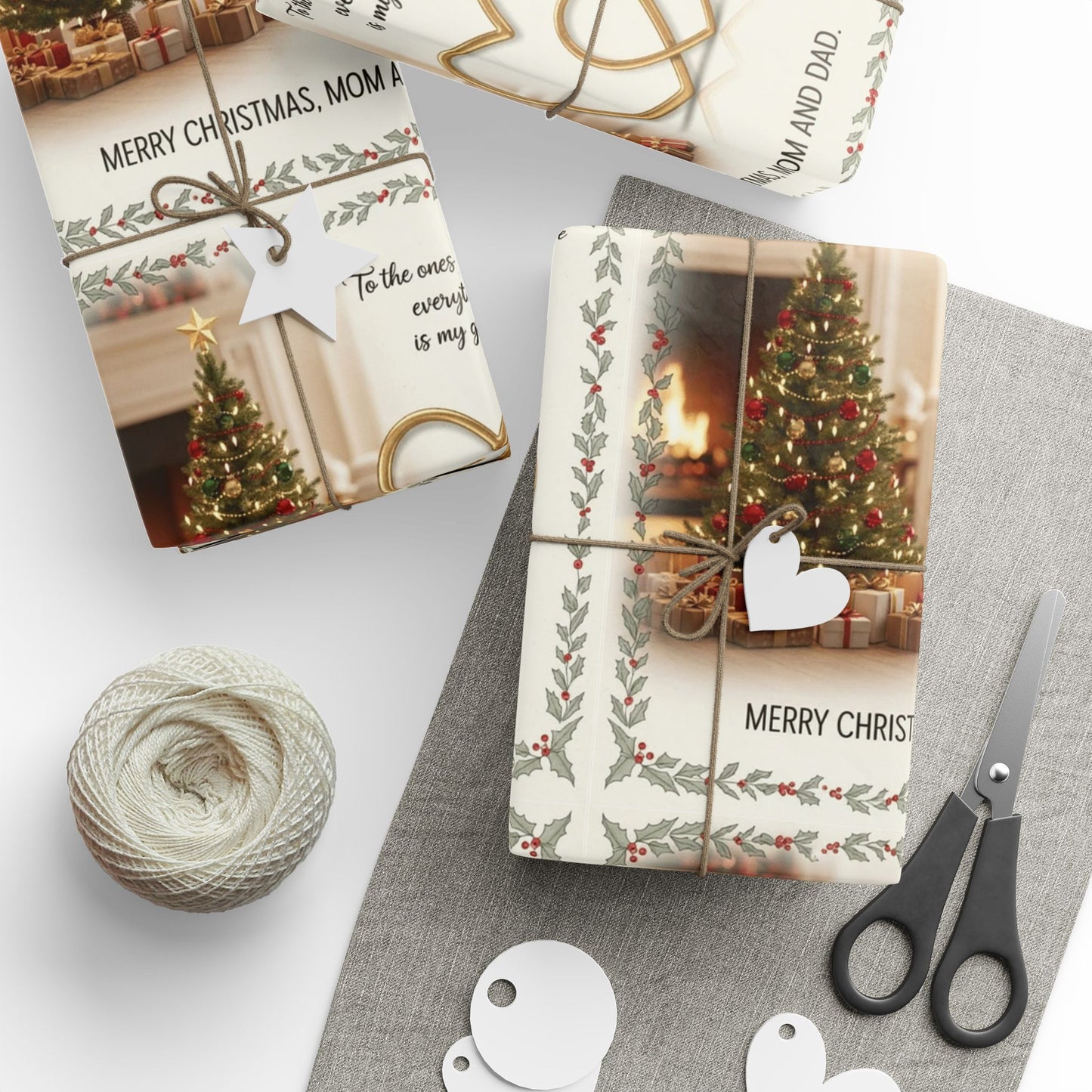 Unique Gift Wrapping Paper Holiday, Birthday Special Occasion Designs Gift Wrap