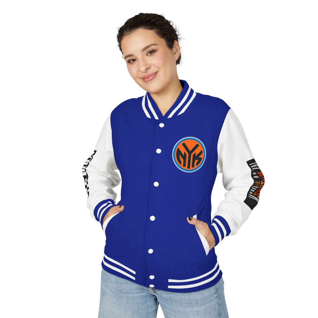 Basketball-Inspired Letterman Jacket — Men's Retro Varsity Sports Jacket Jose AlvarTribute Varsity Jacket
