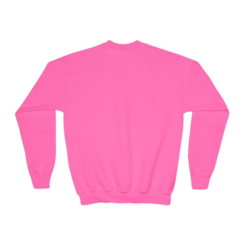 Youth Sweatshirt  'Believe' Cozy Sloth Holiday Crewneck