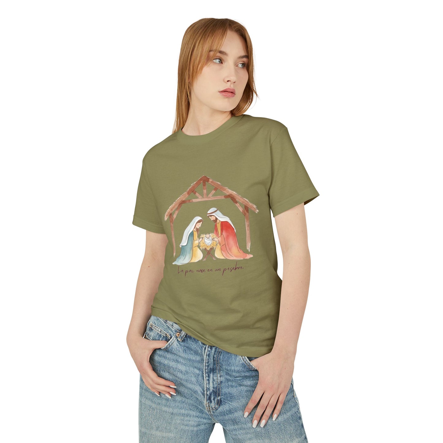 'Joy to the World' Christmas Nativity Shirt  Porque la Navidad no es solo una temporada — es el amor que compartimos