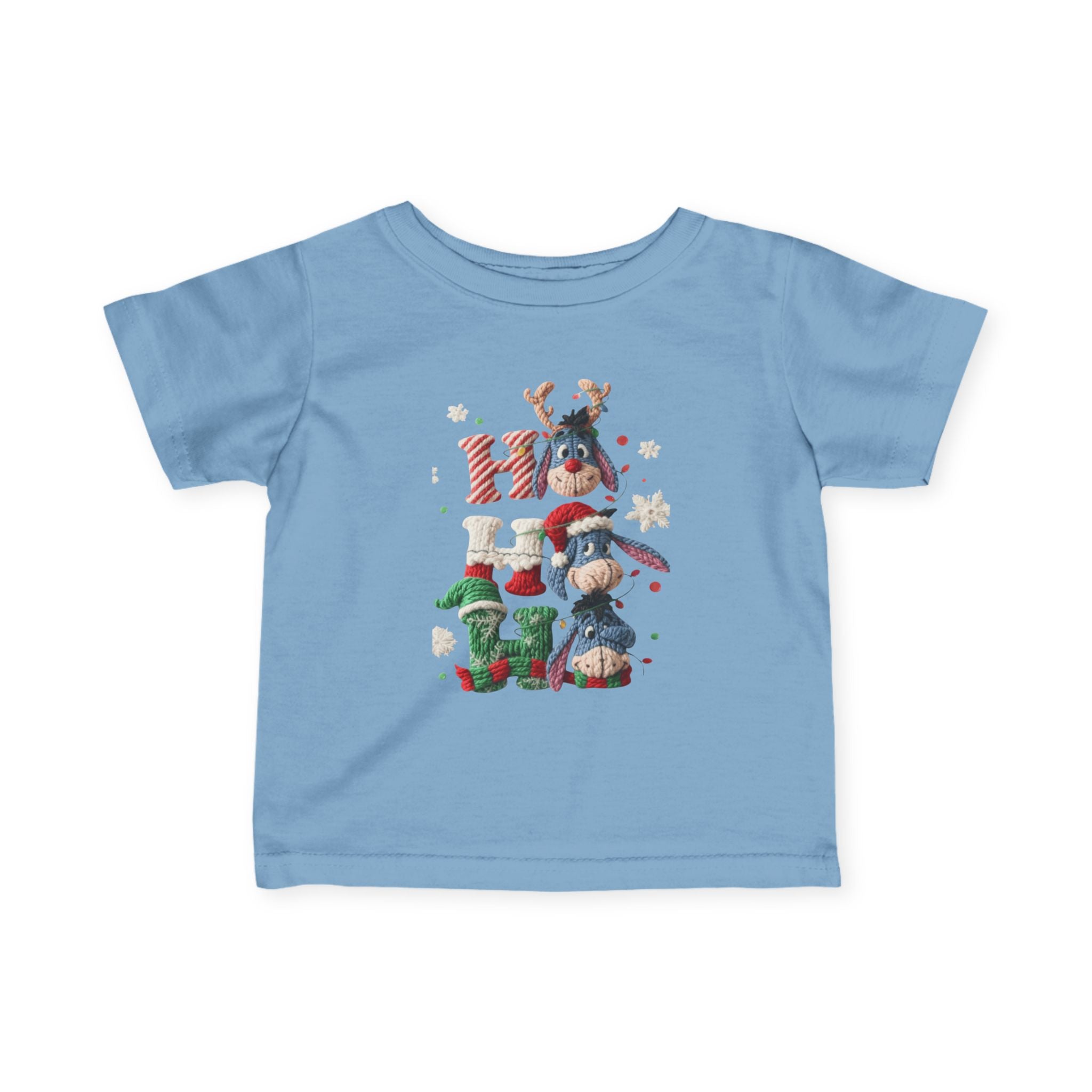 Infant Tee  Cute Holiday Penguins & Polar Bears Christmas Stack