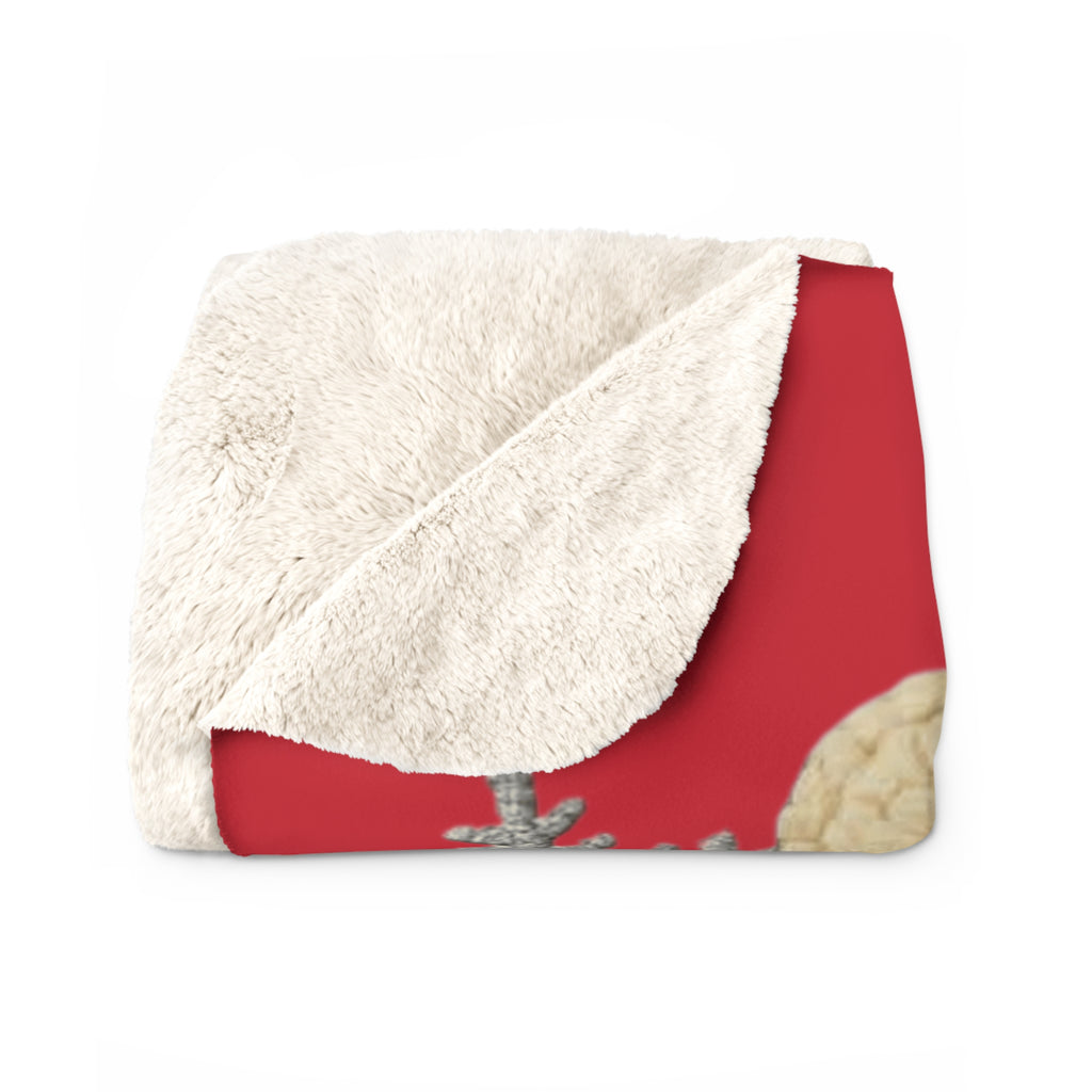 Santa’s Little Snuggle Blanket Believe Santa Sherpa Blanket
