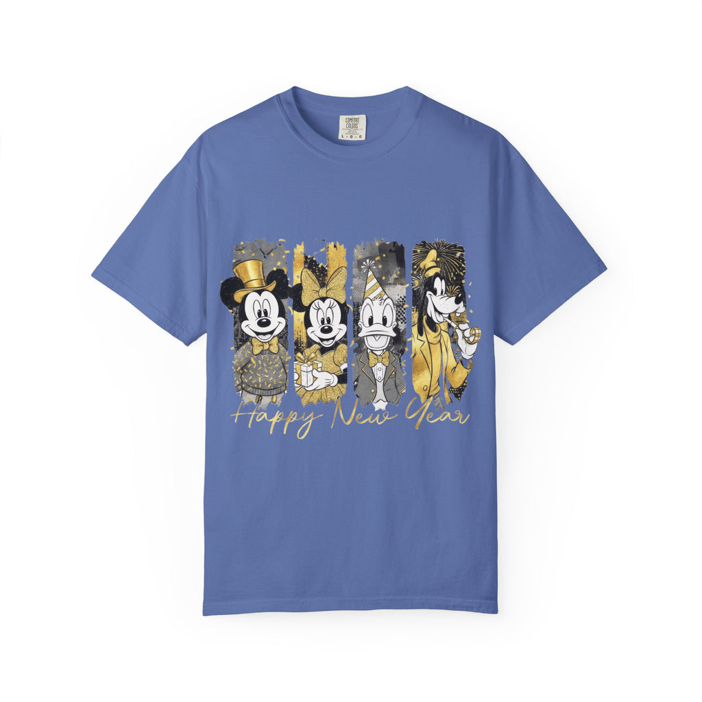 New Year Mickey & Friends T-Shirt  'Happy New Year' Graphic Tee