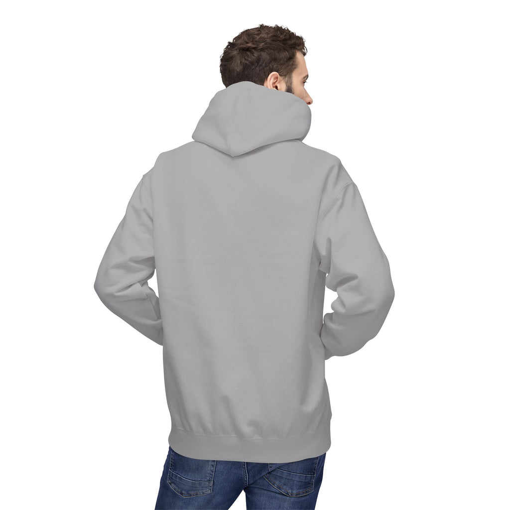 White Hoodie - "Caminas a pa'la desporta" Minimal Script Pullover